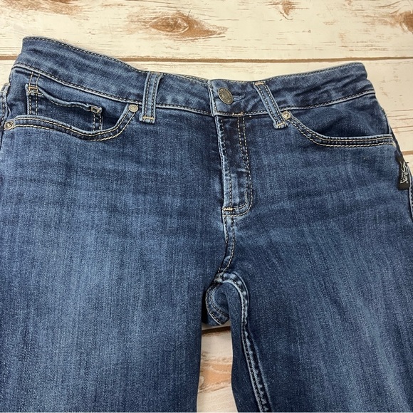 Silver‎ Suki Skinny Crop Jeans Size 28 l 25 - Picture 5 of 15